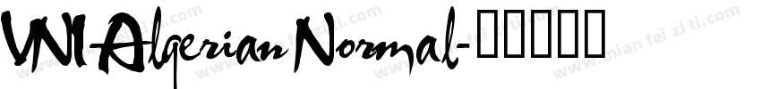 VNI-Algerian Normal字体转换